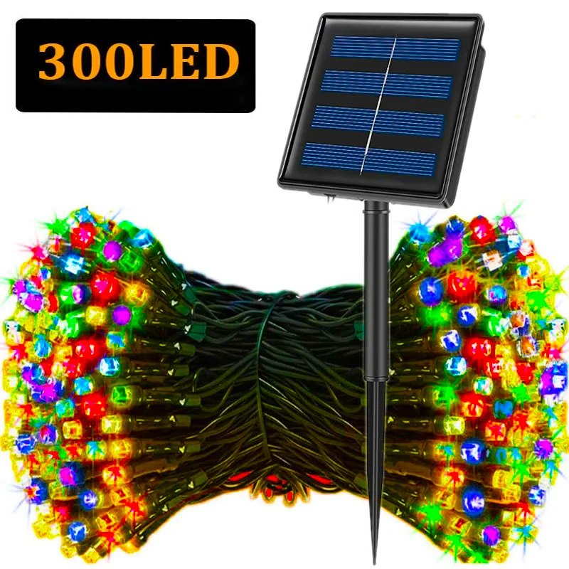 Outdoor Solar Power Xmas Lights - 5 M-32 M LED Solar Lichtslingers