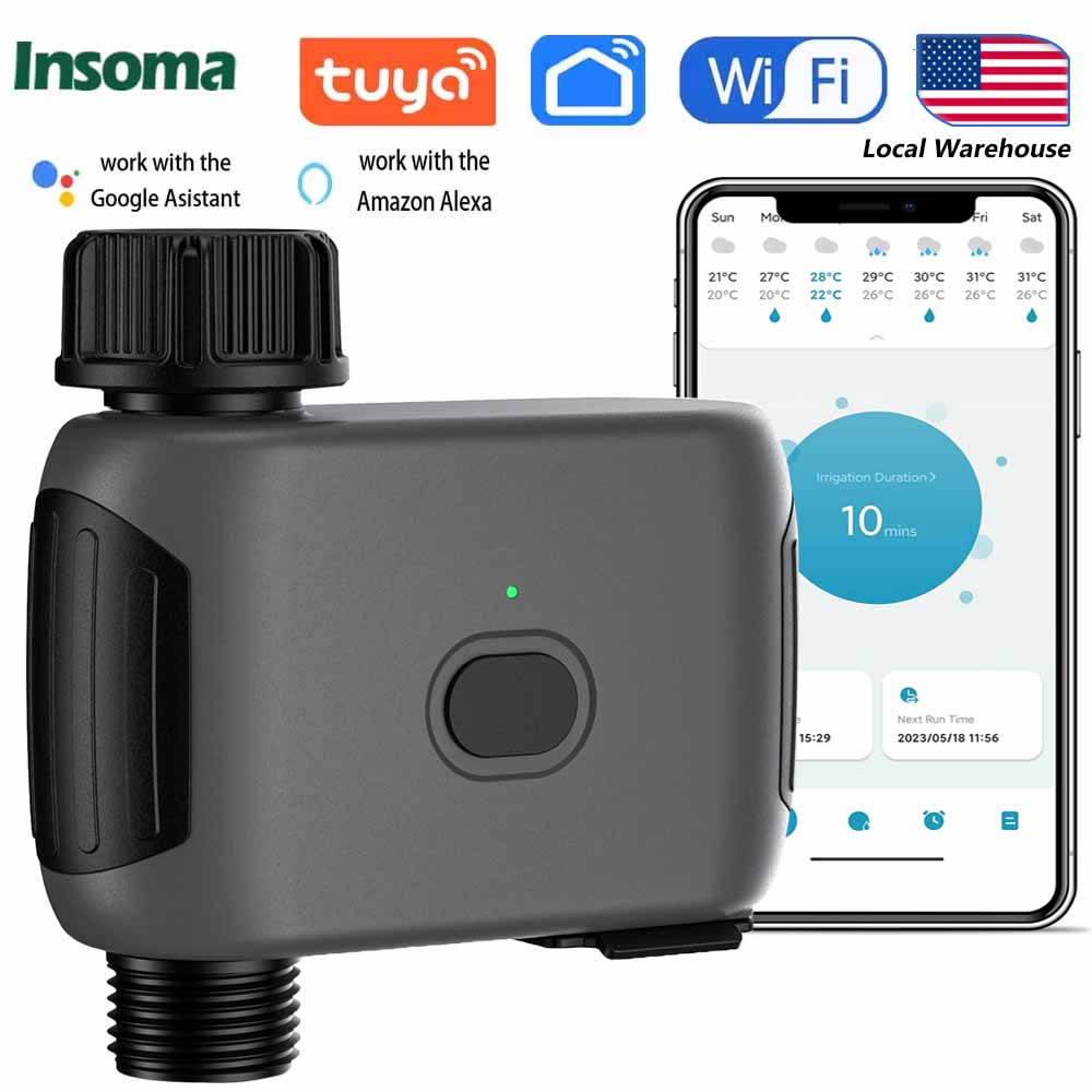 Outdoor Power Timer - INSOMA automatische plantenirrigatie Smart Wifi Sprinkler