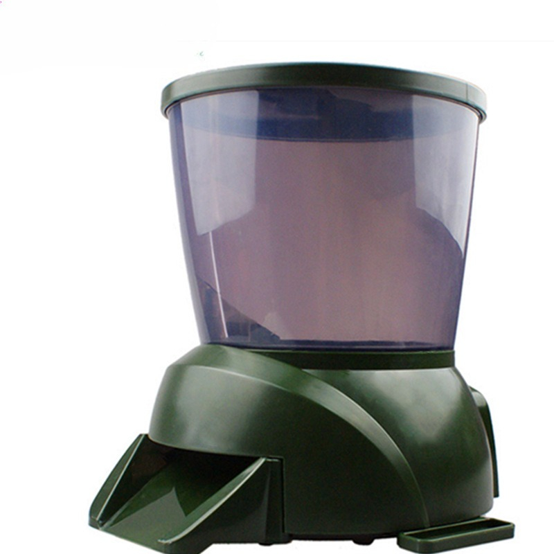 Outdoor Power Timer - Automatische visvoeder Grote capaciteit Batterij-aangedreven LCD-timer