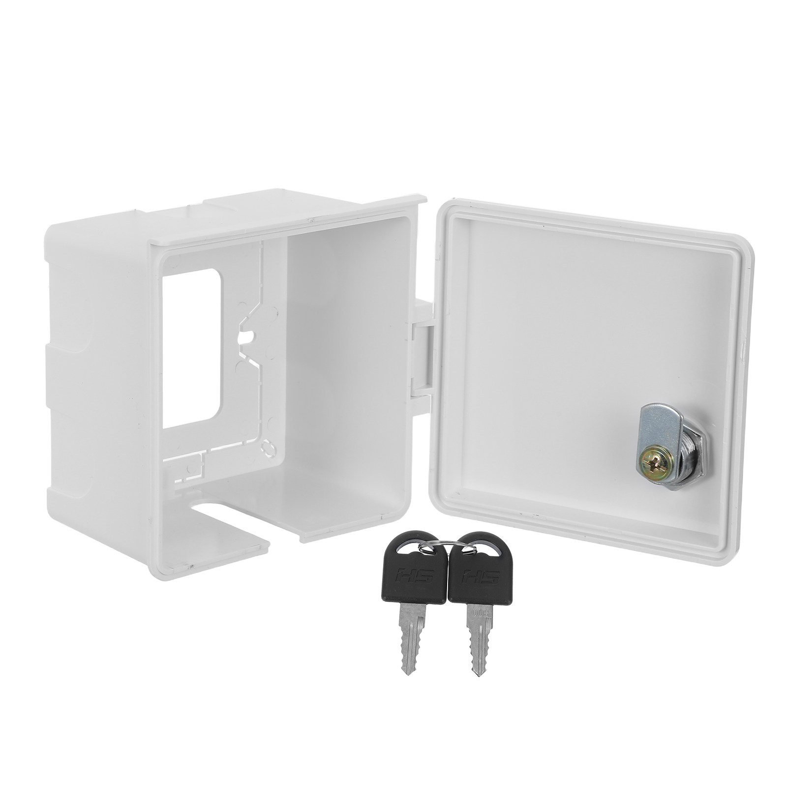Outdoor Power Supply Box - Waterdichte stopcontactdoosafdekking met slot en sleutel,