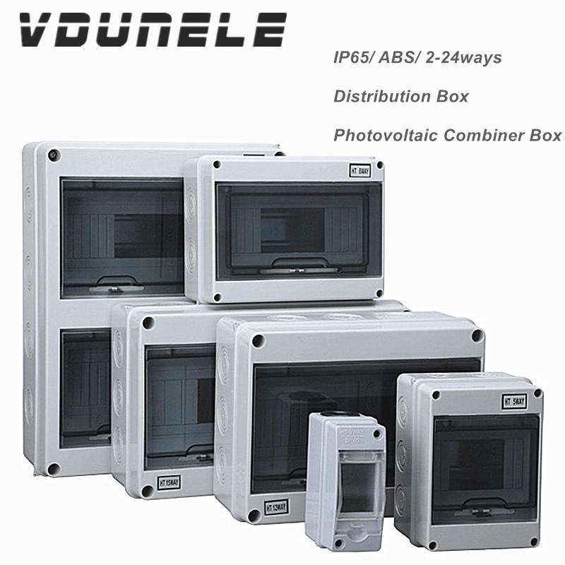 Outdoor Power Supply Box - IP65 Verdeelkast voor DC-schakelaar HT-2-24WAY PC/ABS