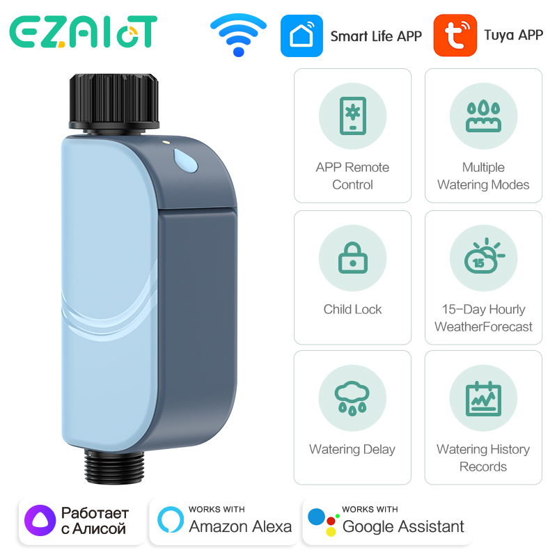 Outdoor Power Timer - Smart Tuya WIFI Tuinbesproeiingstimer Automatische strooiwatertimer