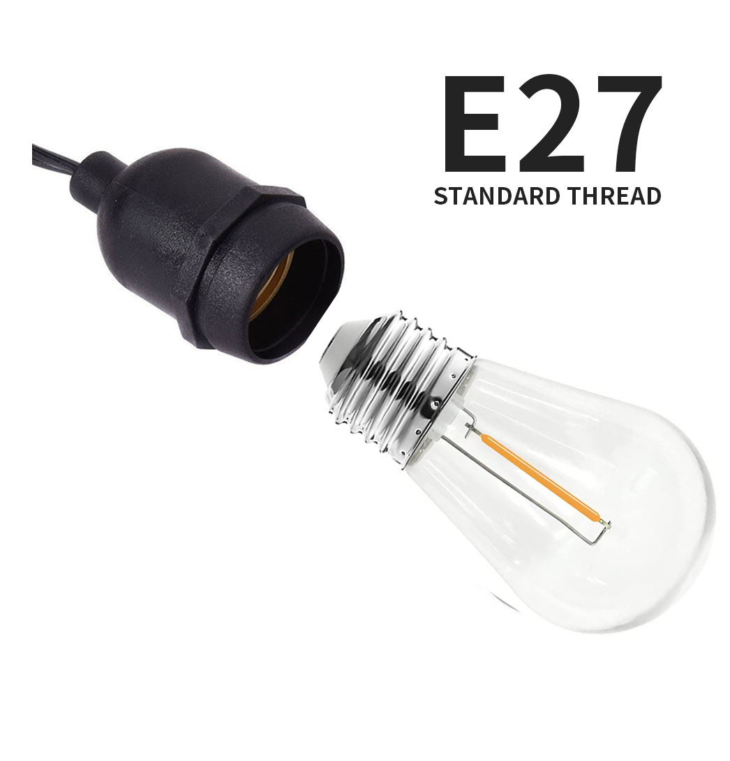 2026 Nieuwe S14 E27 Filament L - Outdoor Power Lead Cover recensie en prijs