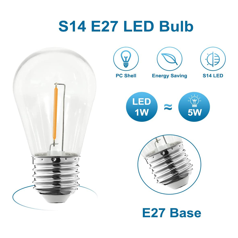 2026 Nieuwe S14 E27 Filament L - Outdoor Power Lead Cover recensie en prijs