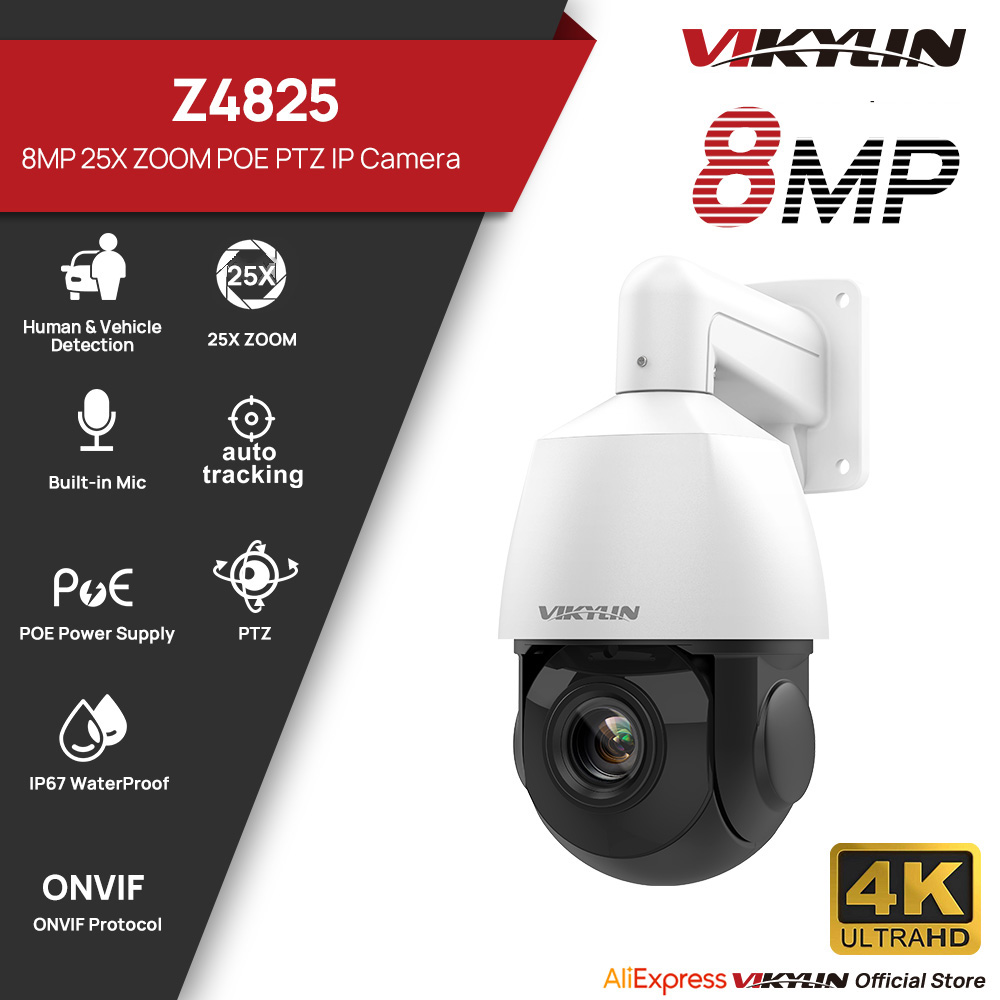 Vikylin 4K 8MP PTZ 25X Zoom 10 - Outdoor Power G Motion recensie en prijs