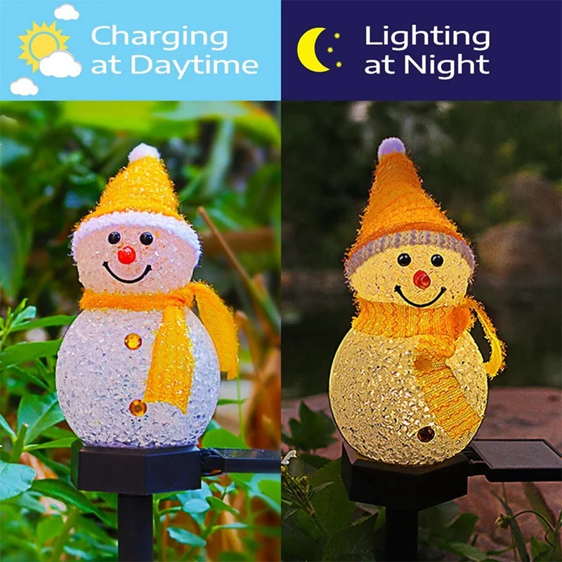 Solar LED Sneeuwpop Sfeerverli - Outdoor Solar Power Xmas Lights recensie en prijs