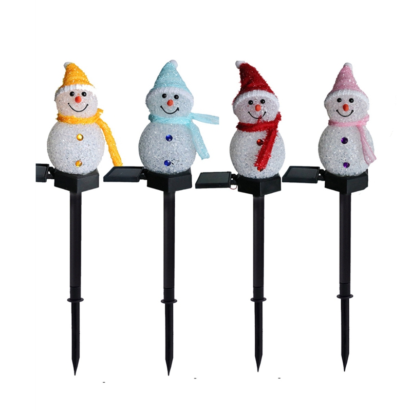 LED Sneeuwpop Solar Garden Lig - Outdoor Solar Power Xmas Lights recensie en prijs