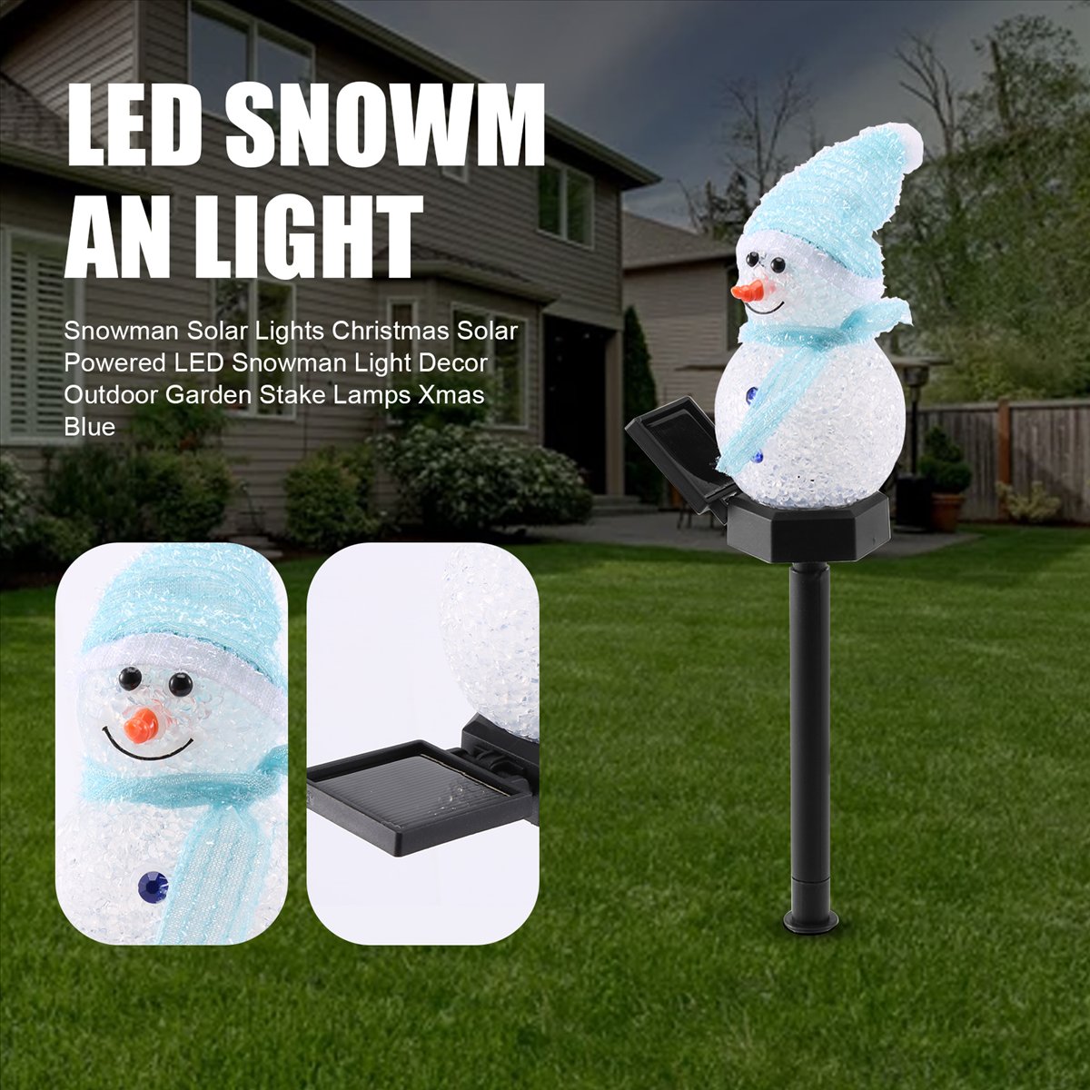 Zorgeloos- Sneeuwpop Zonne-ver - Outdoor Solar Power Xmas Lights recensie en prijs