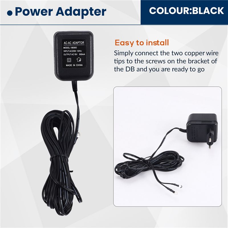 18V 500MA voeding batterijadap - Outdoor Power Adapter Ring recensie en prijs