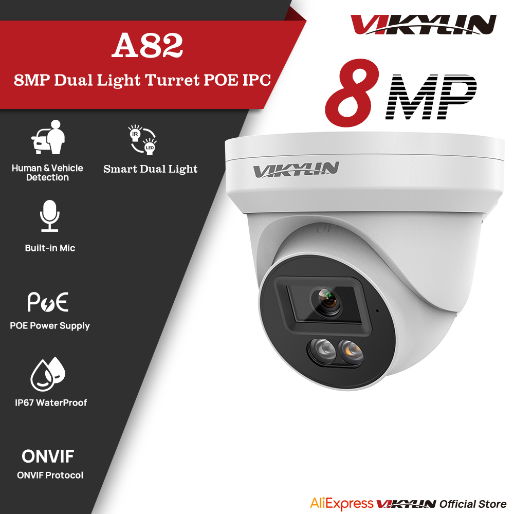 VIKYLIN 8MP IP-beveiligingscam - Outdoor Power G Motion recensie en prijs