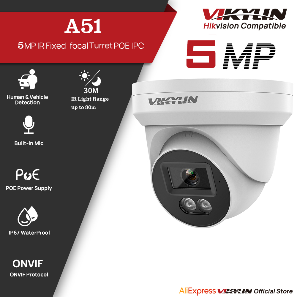 VIKYLIN 5MP IP-beveiligingscam - Outdoor Power G Motion recensie en prijs